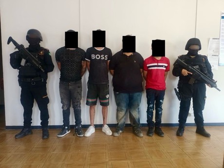 Fuerza Civil detiene a cuatro hombres armados en Linares