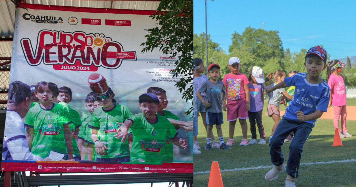 Cursos de verano del INEDEC en Saltillo / Foto: Instituto Estatal del Deporte de Coahuila