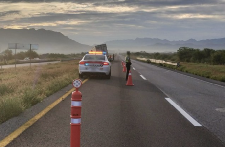 Cierre parcial de circulación en autopista Saltillo-Torreón por accidente