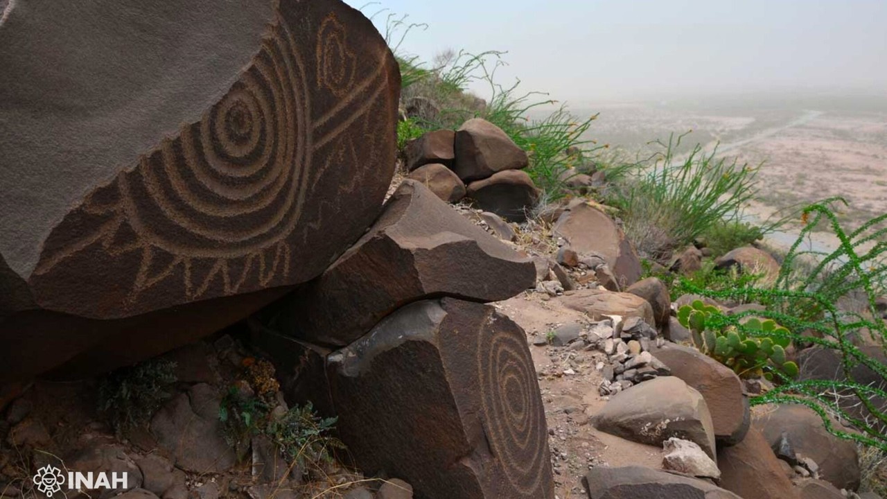 Ruinas de Narigua. Foto de la INAH.