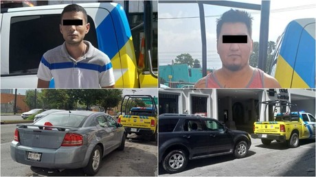 Tres hombres son detenidos por presunto robo de vehículos en Monterrey