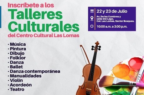 Talleres culturales para niños de 8 años en adelante en García