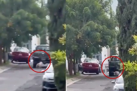 Hombre amarra a perrito a camioneta y lo arrastra por varias calles (VIDEO)