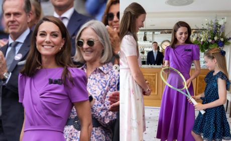 Kate Middleton reaparece sonriente en la final masculina de Wimbledon