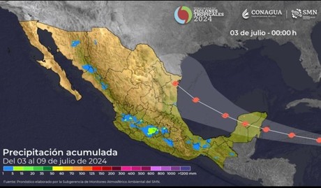 Beryl podría llegar como huracán categoría 1 a costas de Tamaulipas
