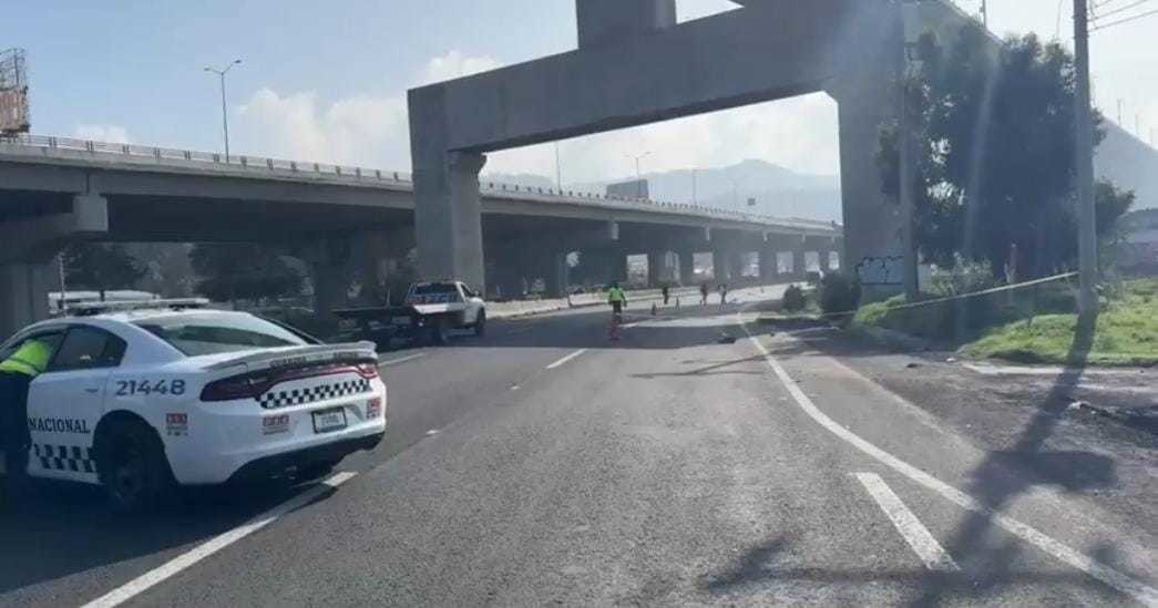 Tragedia en la México-Toluca: Motociclista pierde la vida en fatal accidente. Foto: Captura de pantalla