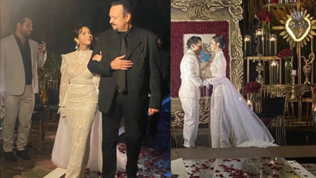 ¡Confirmado, si se casaron! Filtran fotos de la boda de Nodal y Ángela Aguilar