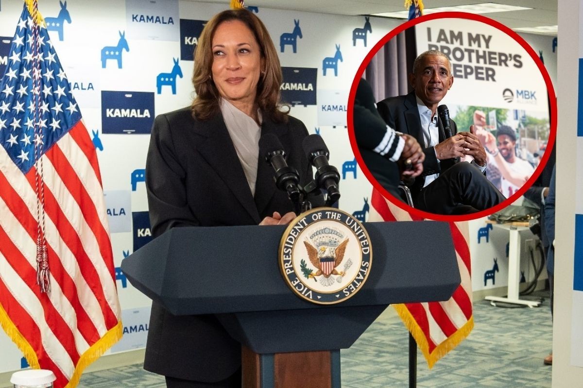 La vicepresidenta Kamala Harris y el expresidente Barack Obama. Foto: X @KamalaHarris y @BarackObama