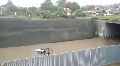 Enfurece Tláloc...queda bajo el agua Cuautitlán Izcalli (VIDEO)