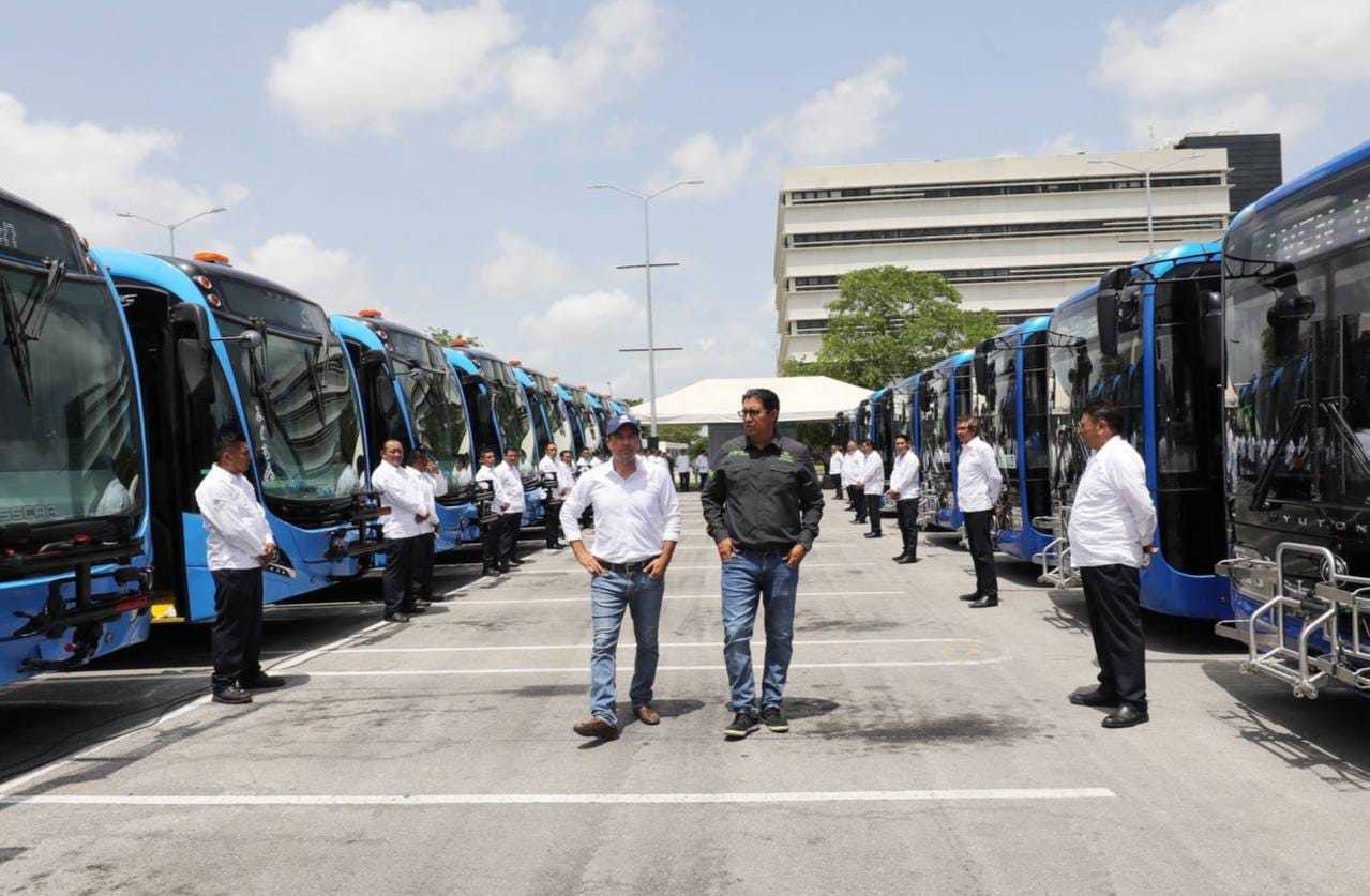 El transporte público en Yucatán se fortalece en términos de sustentabilidad y accesibilidad. Foto: Cortesía