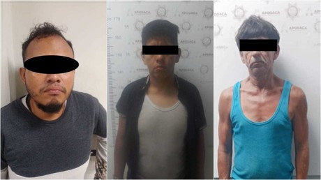 Detienen a tres hombres por delitos contra la salud en Apodaca