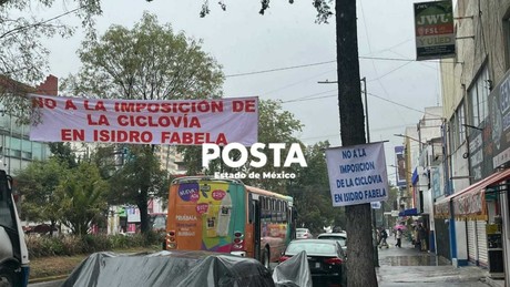 Comerciantes dicen no a la ciclovía en Toluca; temen afecten sus ventas