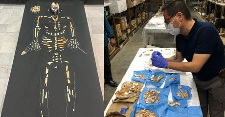 El Hombre de Bilbao: presenta INAH esqueleto de hombre que vivió hace 700 años