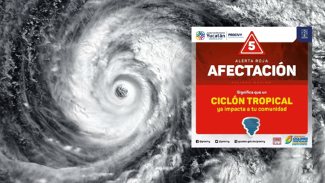 Alerta Roja en 77 municipios de Yucatán por cercanía del huracán Beryl