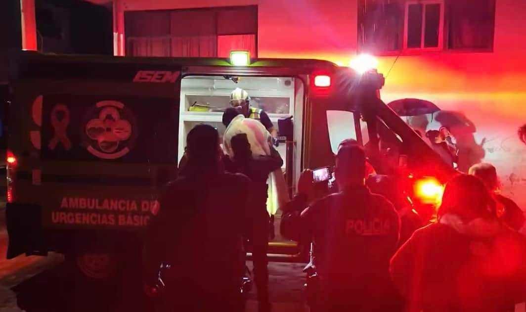 Explosión de gas en Lerma deja un herido y daños en viviendas. Foto: Kique Güero