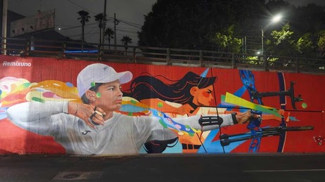 ¡Orgullo mexicano! Pintan murales en honor a atletas que irán a Juegos Olímpicos