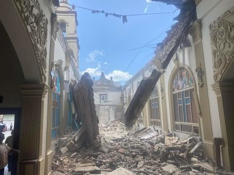 Se desploma iglesia en Cerralvo, ¿señal divina o vieja construcción?