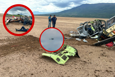 Se desploma helicóptero en Jalisco; hay cuatro personas heridas (VIDEO)