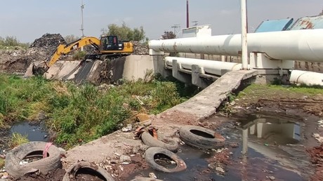 Chimalhuacán: Retiran 11 toneladas de basura del Río La Compañía