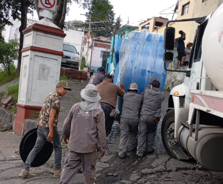 Toluca: Garantizan autoridades pipas ante desabasto de agua