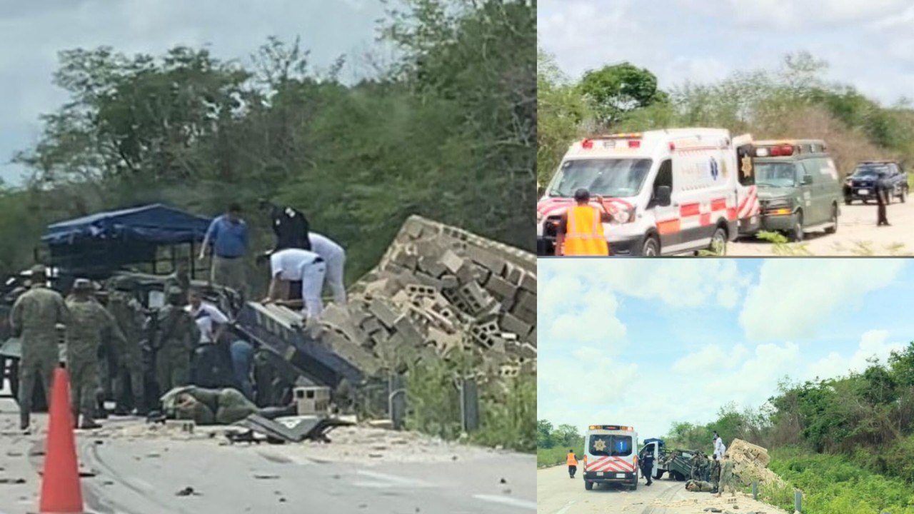 Paramédicos llegaron al lugar del incidente para atender a los heridos Foto: Redes