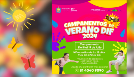 Campamentos de Verano DIF 2024 en Guadalupe, Nuevo León