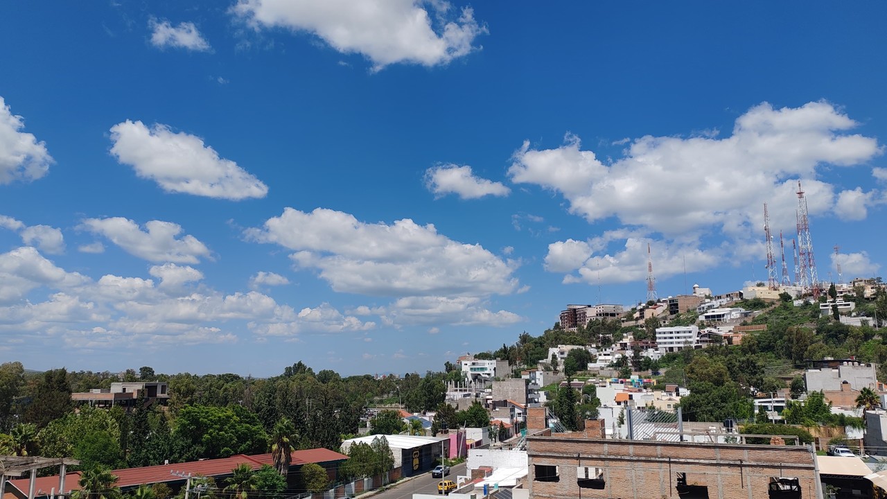 Cielo despejado en la ciudad de Durango. Foto: Cortesía.