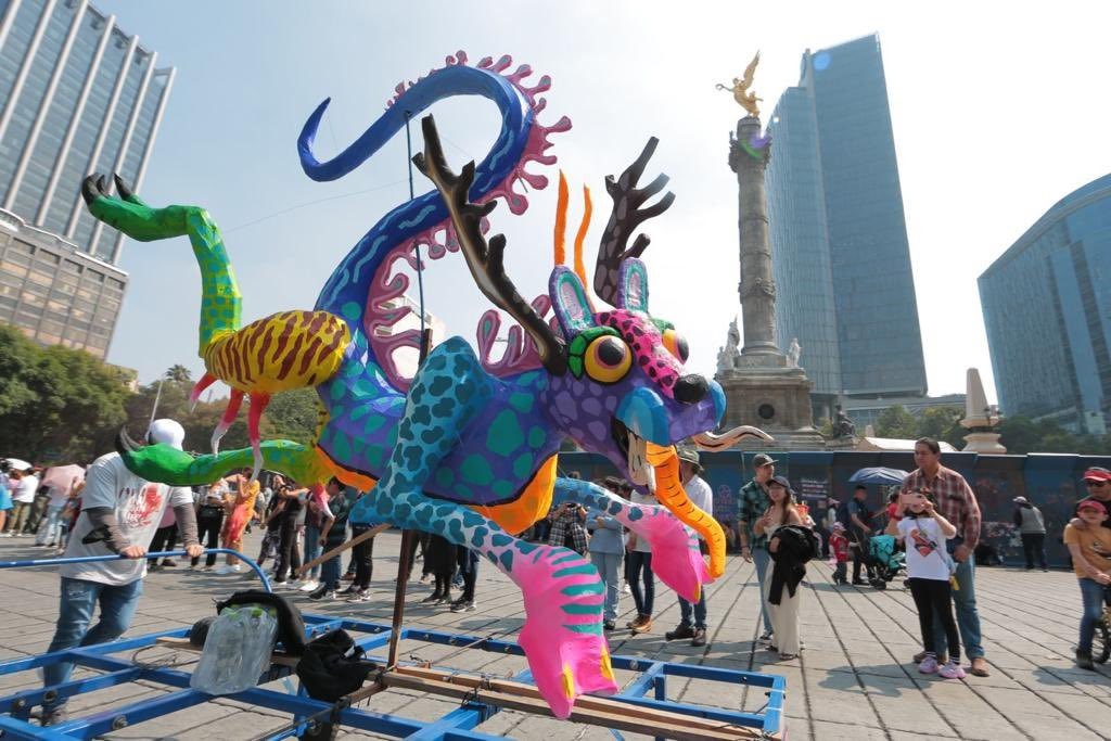 Desfile de Alebrijes Monumentales.    Foto: Especial