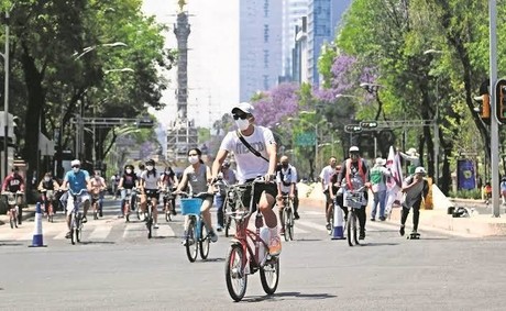 Paseo 'Muévete en Bici' cambia de ruta por el Medio Maratón de la CDMX