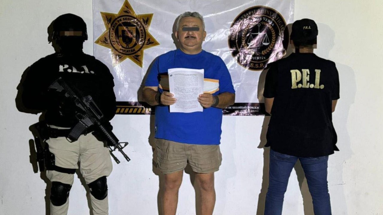 Juan Santiago B. S. fue detenido por agente de la SSP y la FGE Foto: Cortesía