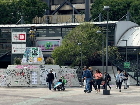 Así luce la Glorieta de Insurgentes, a días de su liberación