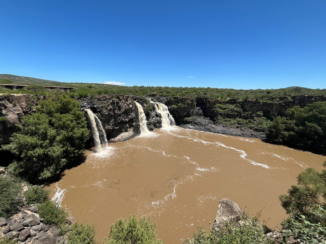 Las cascadas de El Saltito es un atractivo que se encuentra a 30 minutos de la capital del estado. Foto: Jesús Carrillo.