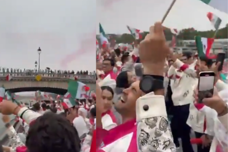 #VIDEO: Delegación Mexicana canta 'Cielito Lindo' en la apertura de Olimpiadas