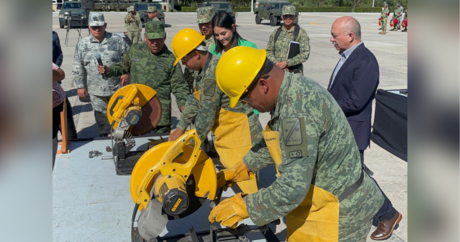 Ejército Mexicano destruye más de 600 armas decomisadas y donadas en Saltillo