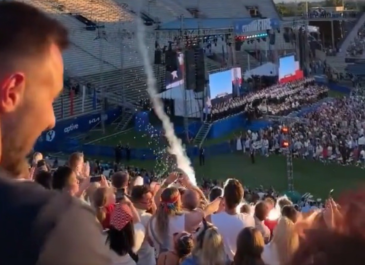 El Festival de la Libertad, que incluyó la presentación de los Jonas Brothers, es un evento anual en Provo que atrae a miles de asistentes. Foto: X.