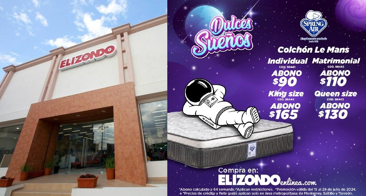 Elizondo cuenta con los colchones de las mejores marcas para renovar tu descanso. Foto: Elizondo