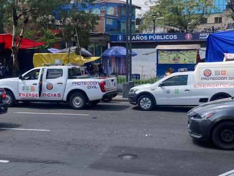 Muere usuario del Metro al caer a zona de vías en la estación Copilco