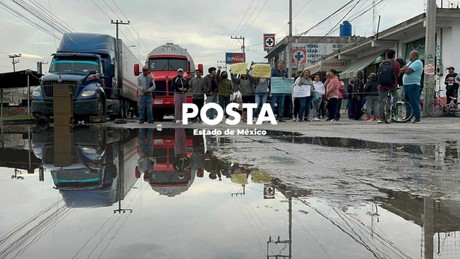 Precaución hay bloqueo en avenida Recursos Hidráulicos en Ecatepec (VIDEO)