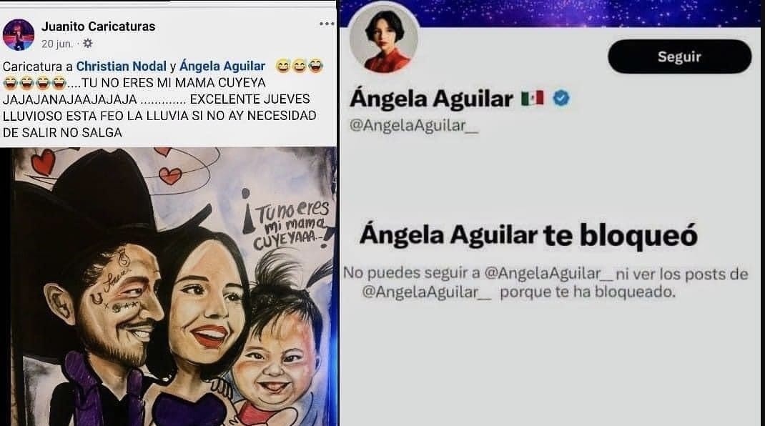 Caricaturista regio es bloqueado en redes sociales por Ángela Aguilar - POSTA Nuevo León