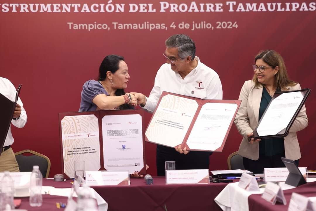 Implementación de Proaire Tamaulipas. Foto: redes sociales