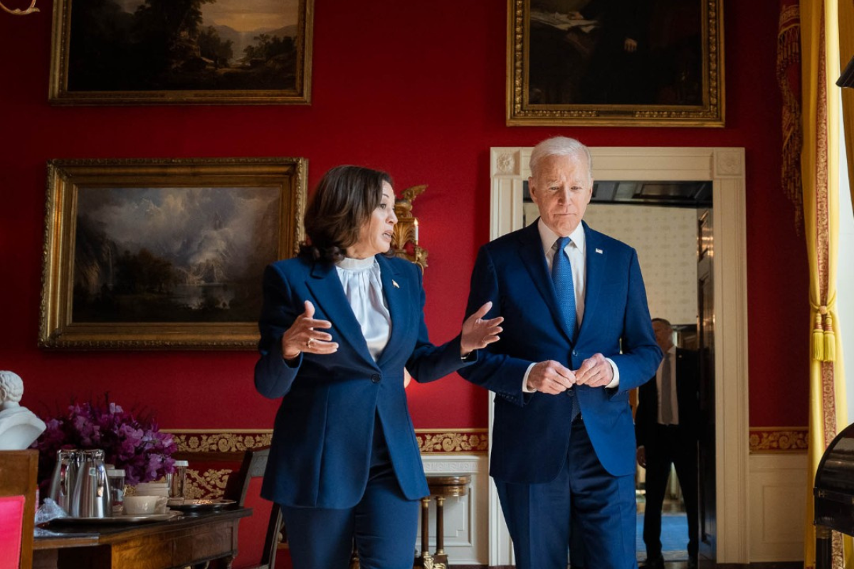 Joe Biden muestra su apoyo a Kamala Harris como candidata. Foto: X / Kamala Harris