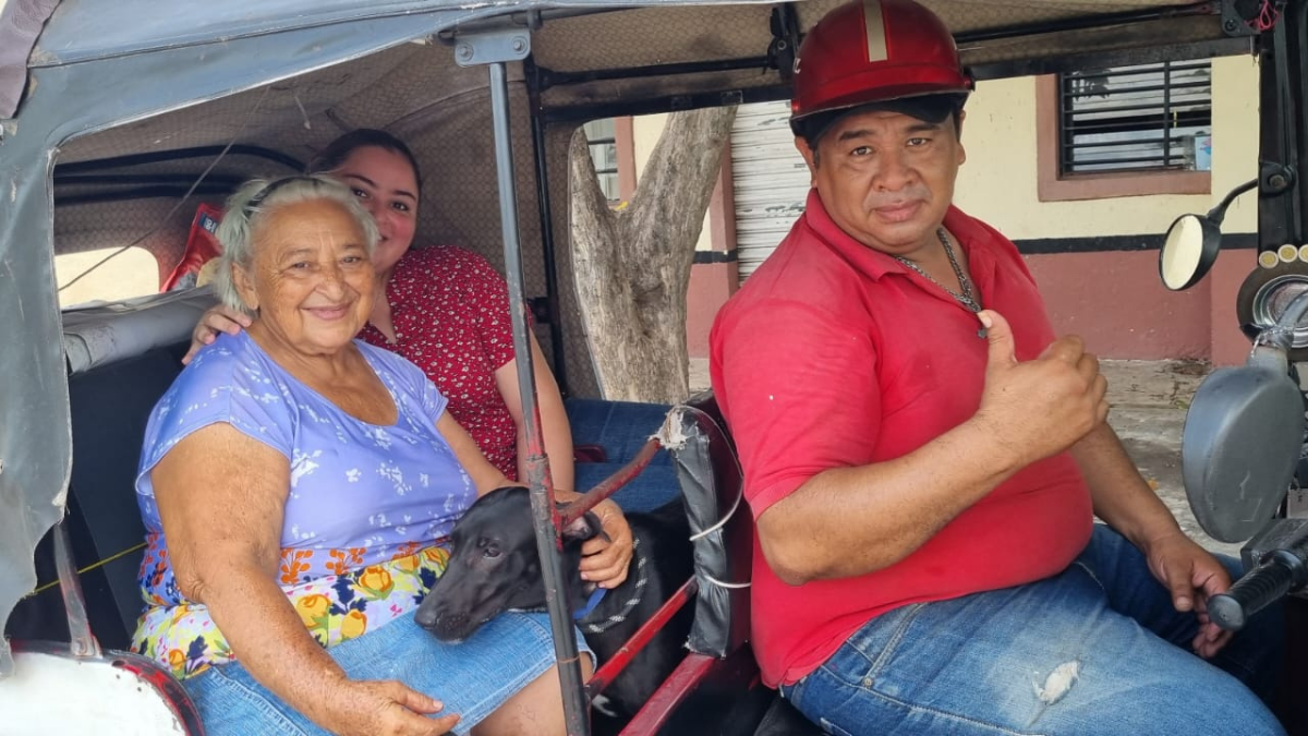 La perrita era la última que faltaba de encontrar una nueva familia Foto: Cortesía