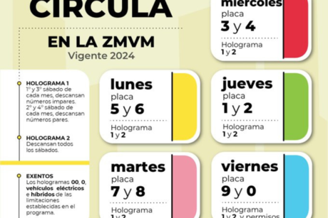 ¡No pagues multas! Consulta el 'Hoy No Circula' antes de que inicie la semana