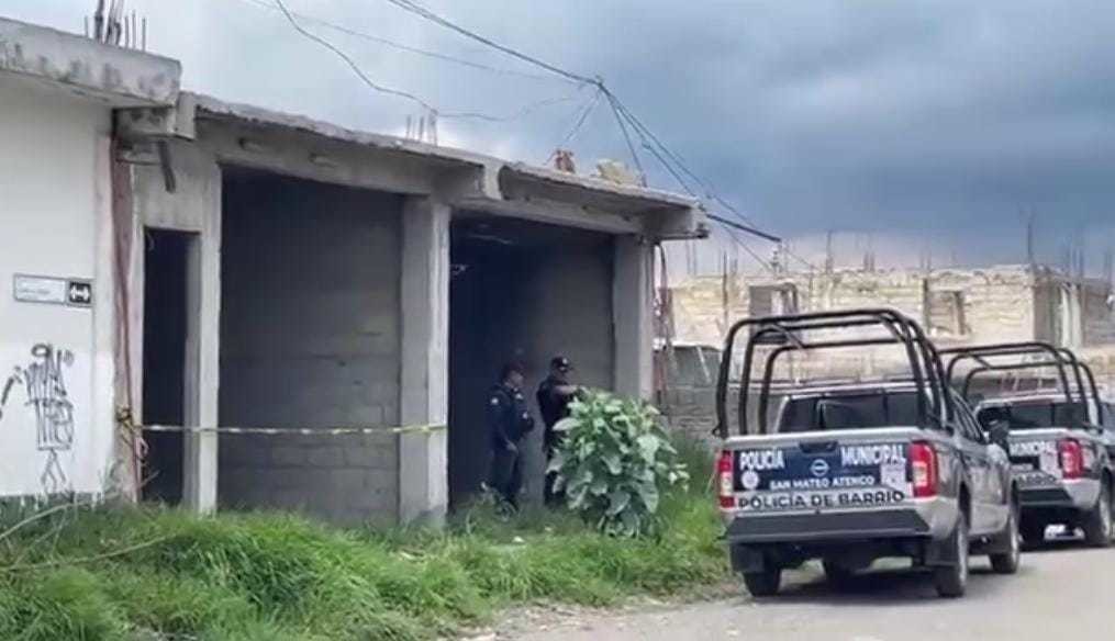 Encuentran cuerpo de mujer con signos de violencia en San Mateo Atenco. Foto: Captura de pantalla