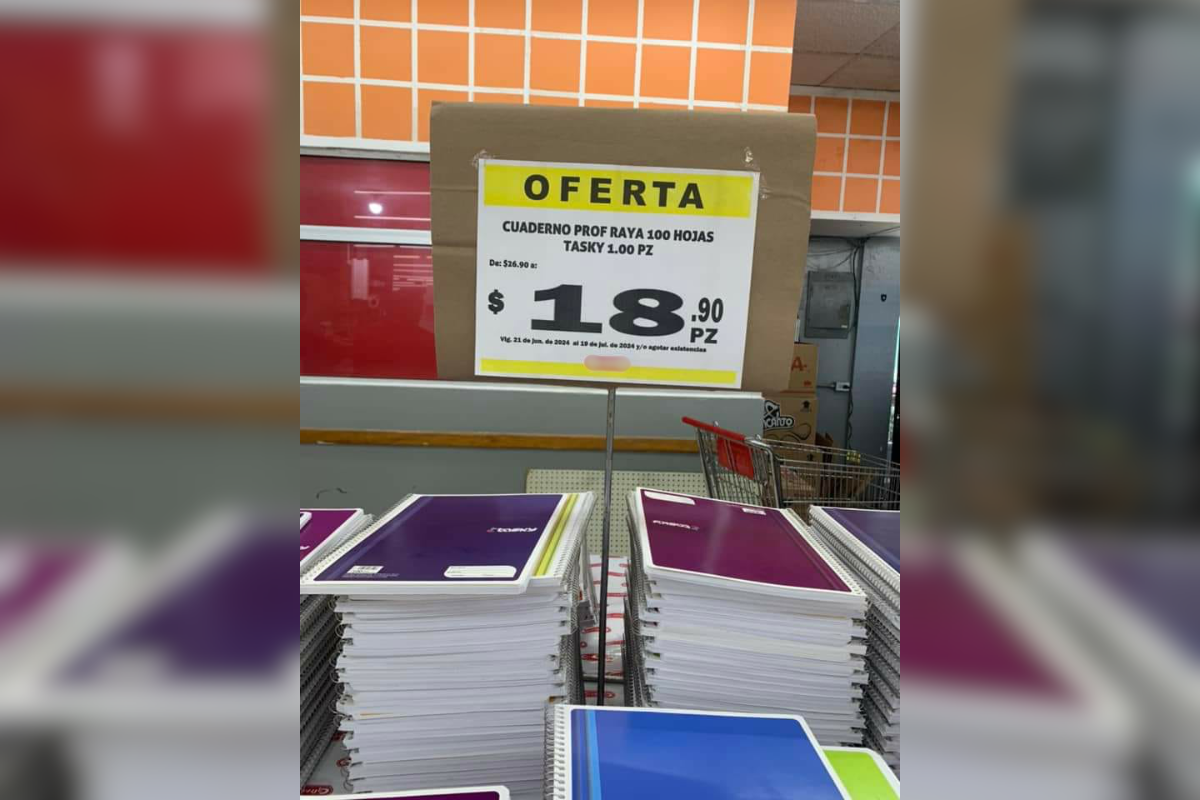 Ofertas en la venta de cuadernos en diversos establecimientos de la capital. Foto: Sanju Pineda