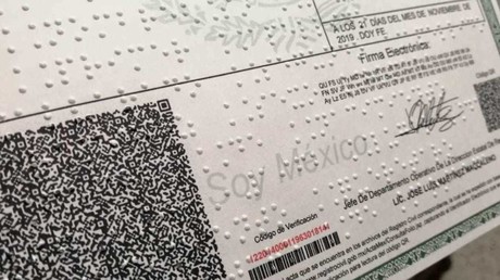 San Mateo Atenco incluye con actas de nacimiento en Braille