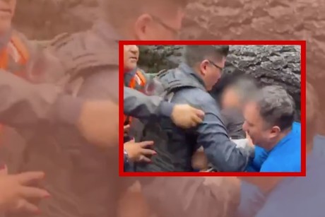 Árbol cae sobre vehículo: mujer fallece y policías rescatan a bebé (VIDEO)