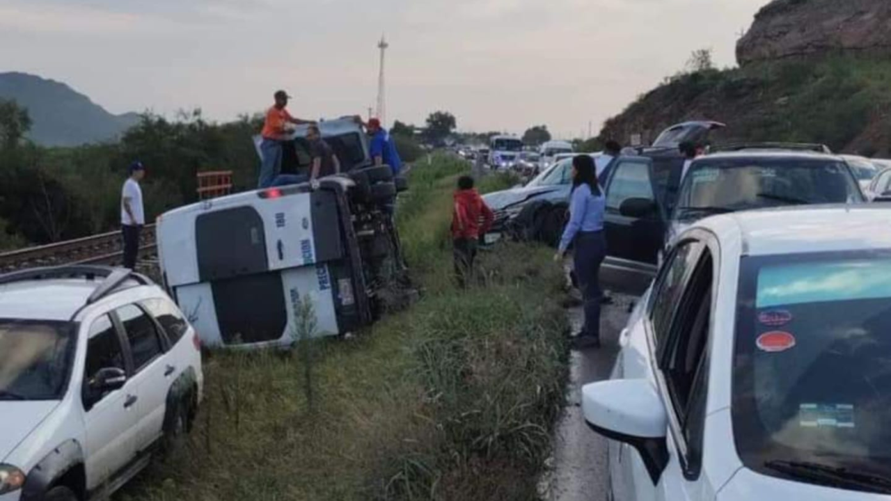 Accidente carretero en el tramo Saltillo - Derramadero / Foto: Maribel De Haro