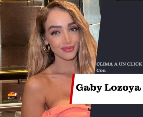 Jueves con cielos nublados y con lluvia: Gaby Lozoya