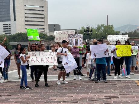 Caso Aranza: Protestan familiares y amigos por su desaparición